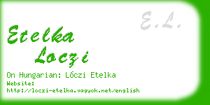 etelka loczi business card